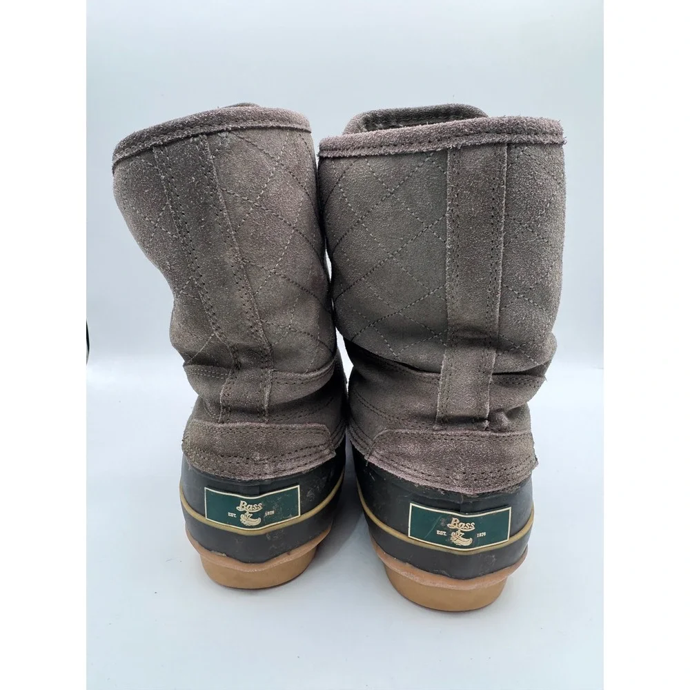 G.H. Bass‎ 10 Brown Duck Boots Men's Superior Leather Upper Winter